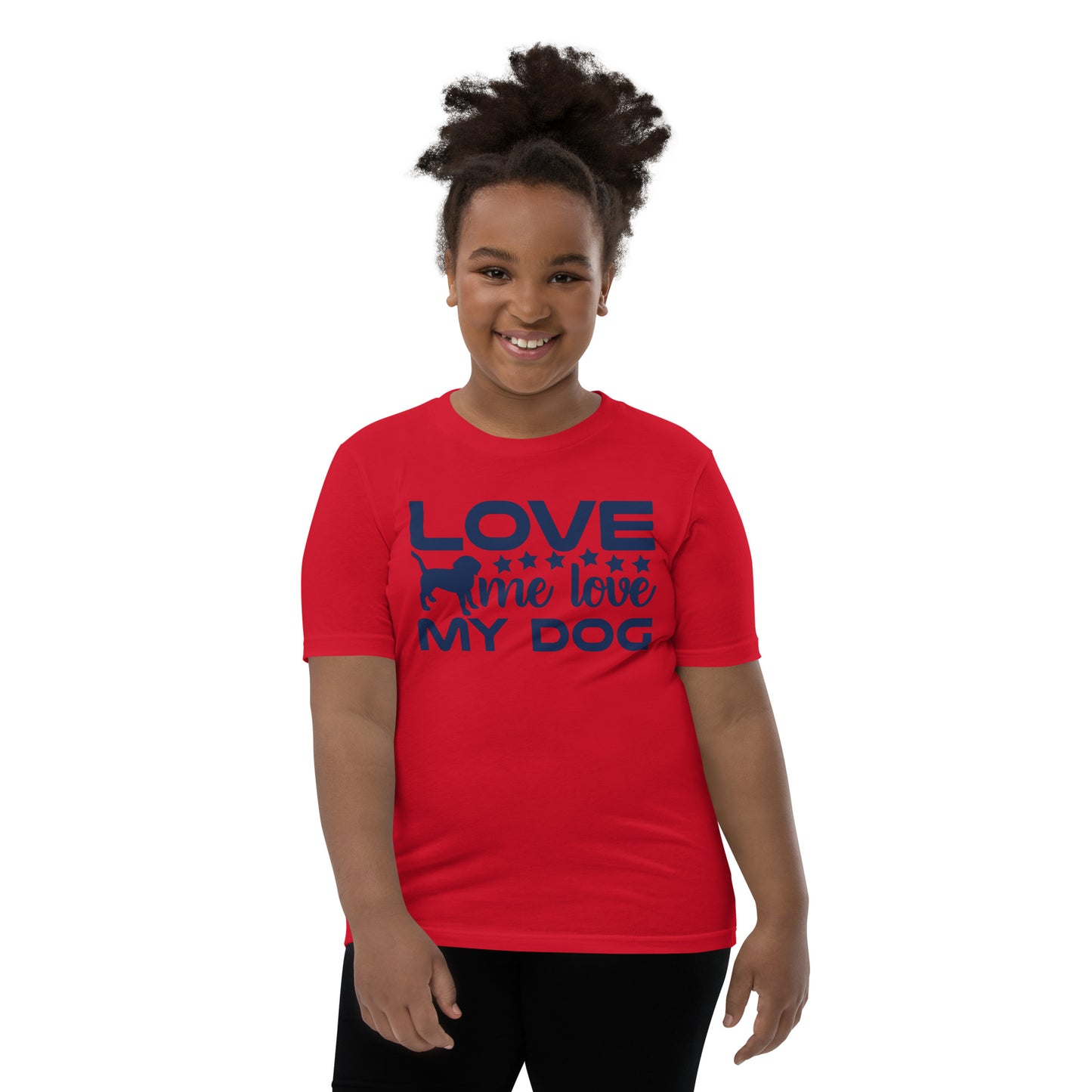 Love Me Love My Dog - Youth Short Sleeve T-Shirt