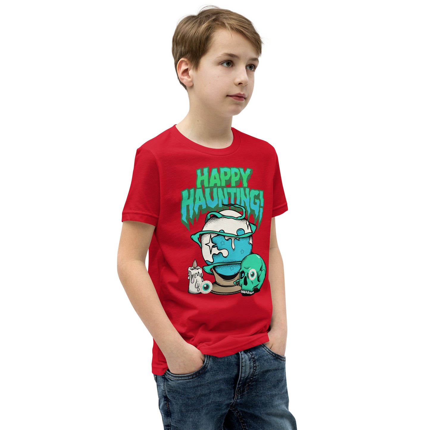 Happy Haunting - Youth Short Sleeve T-Shirt