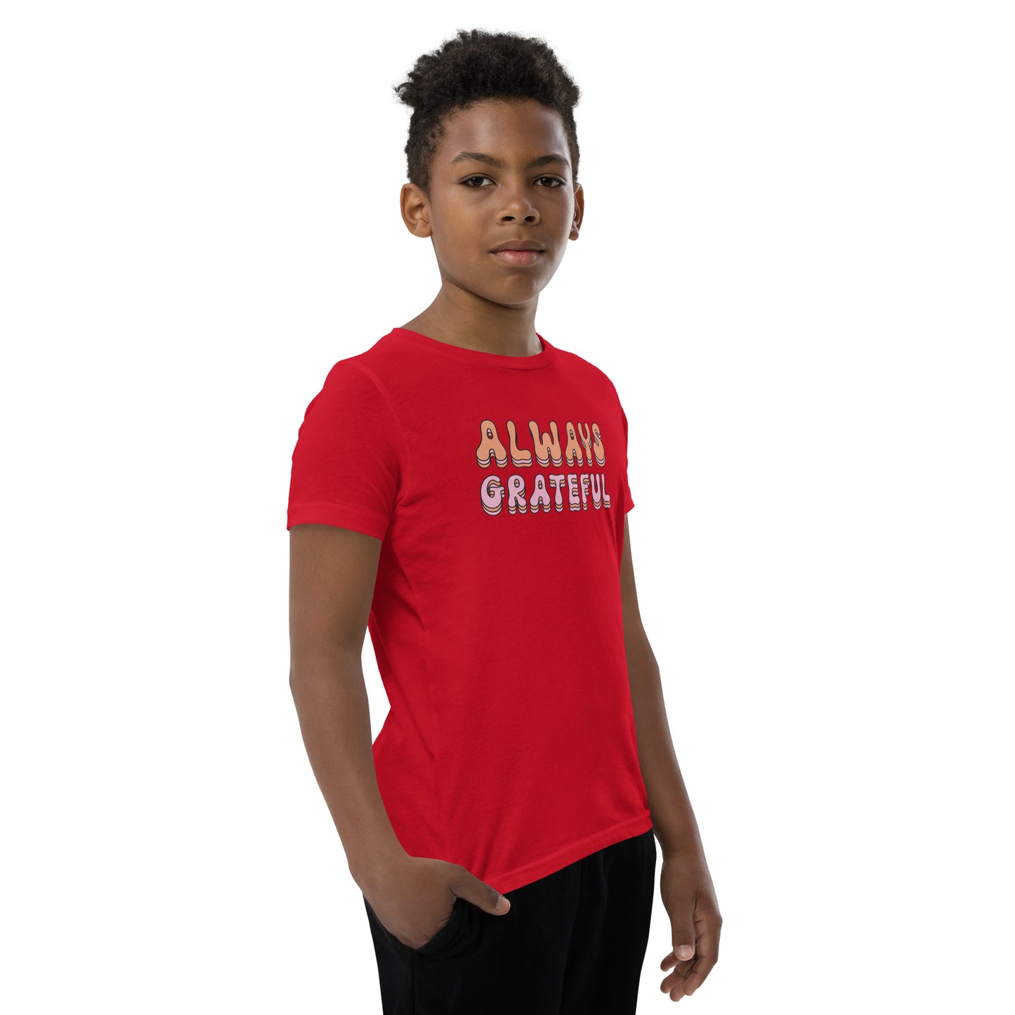 Always Gratefull - Youth Short Sleeve T-Shirt