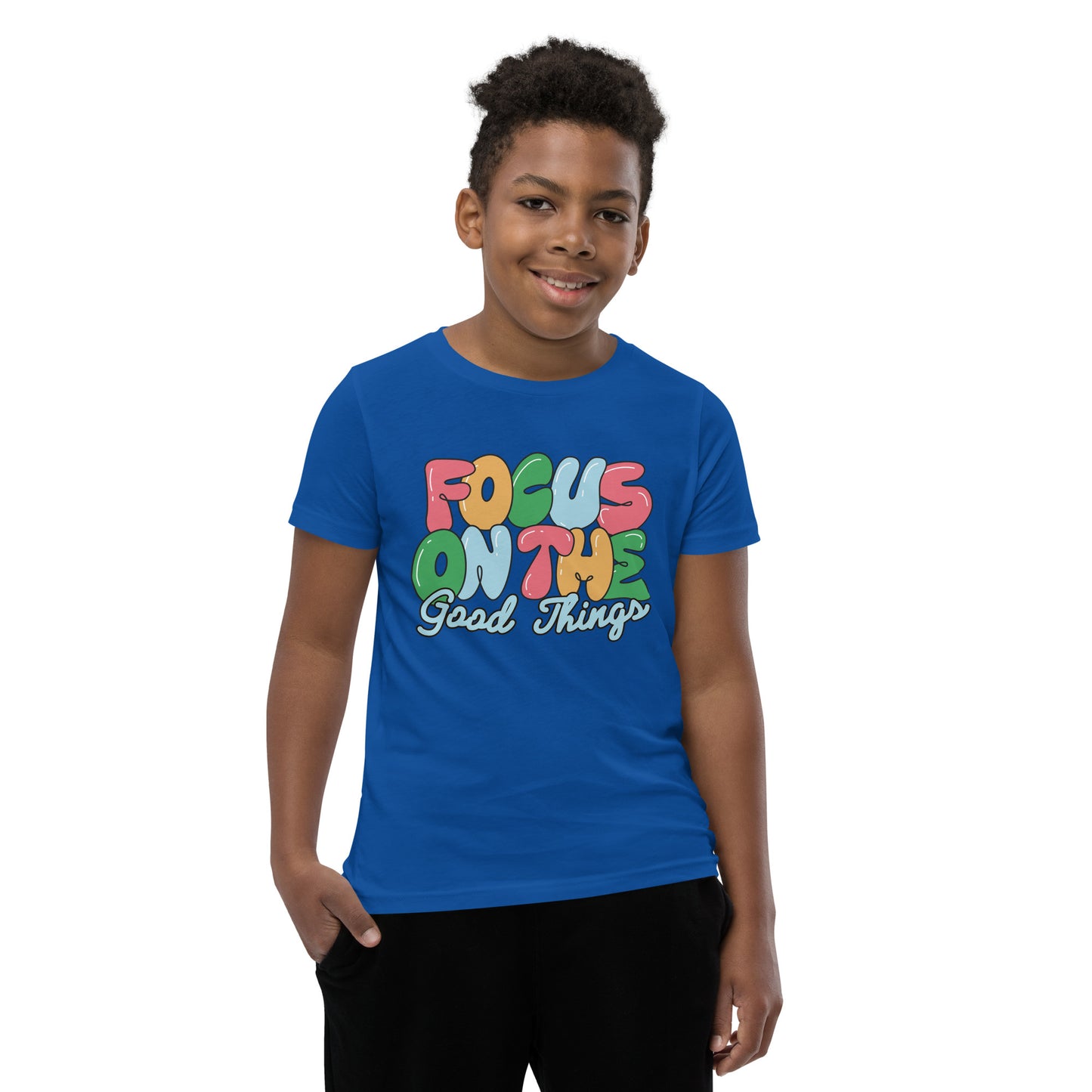 Focus On The Good Things - Youth Short Sleeve T-Shirt