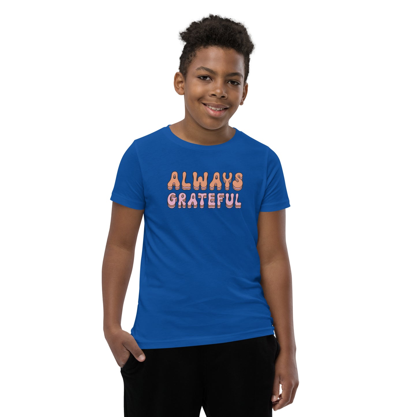 Always Gratefull - Youth Short Sleeve T-Shirt