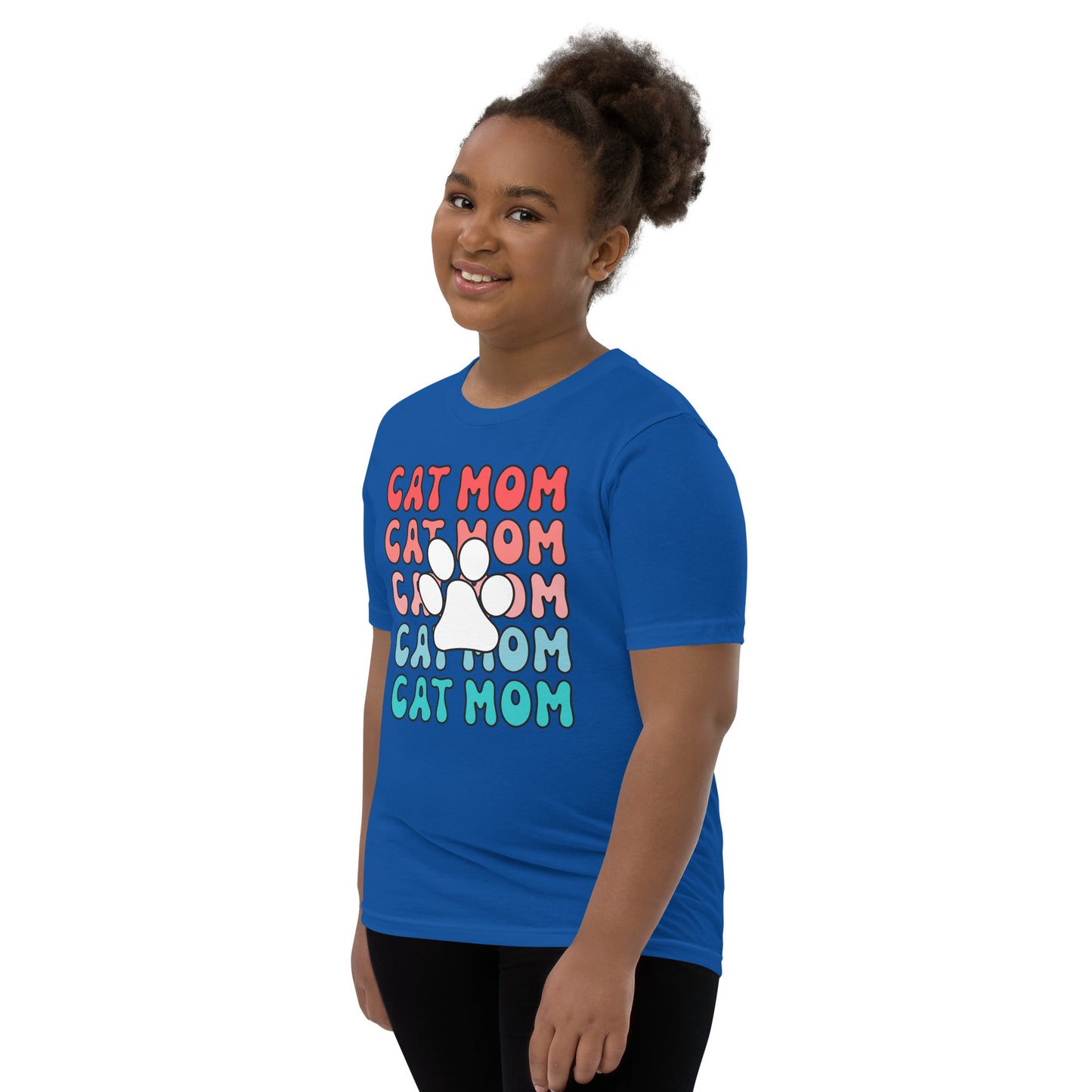 Cat Mom - Youth Short Sleeve T-Shirt