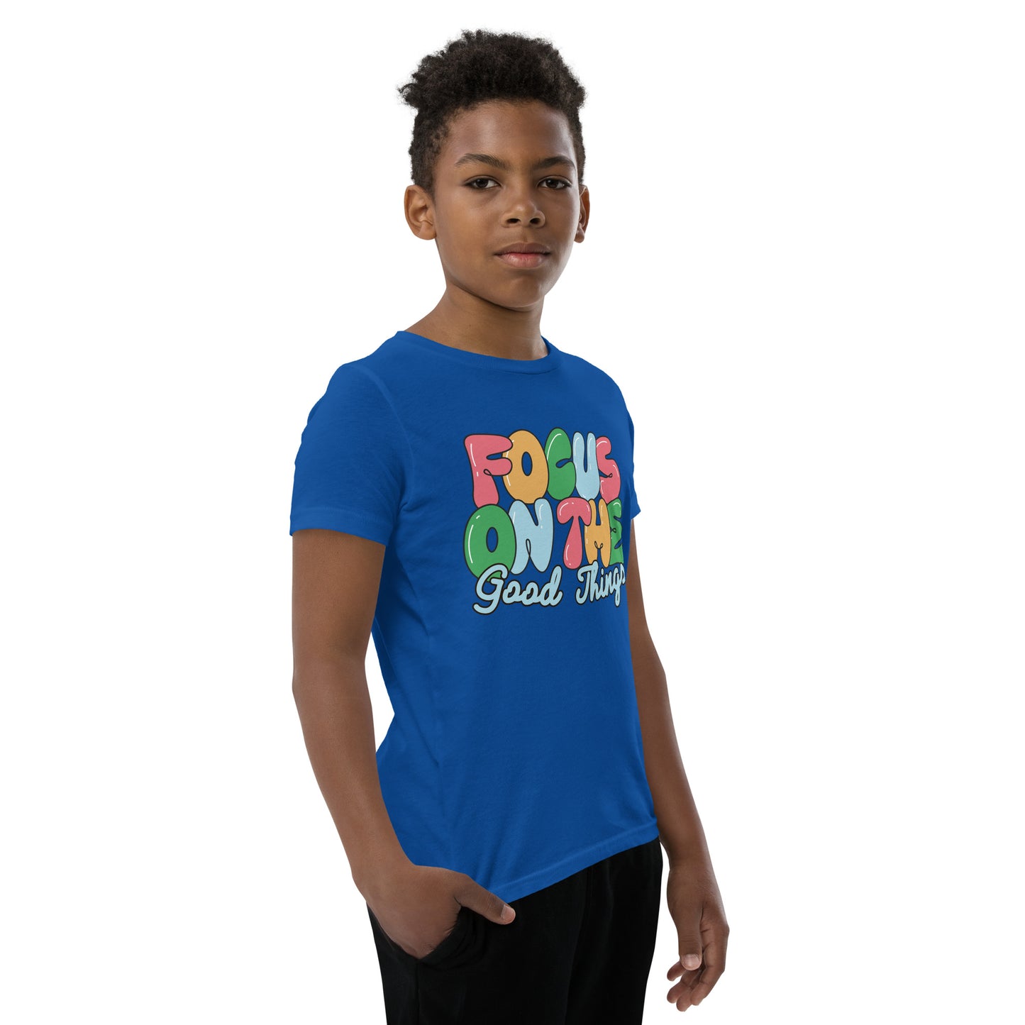 Focus On The Good Things - Youth Short Sleeve T-Shirt