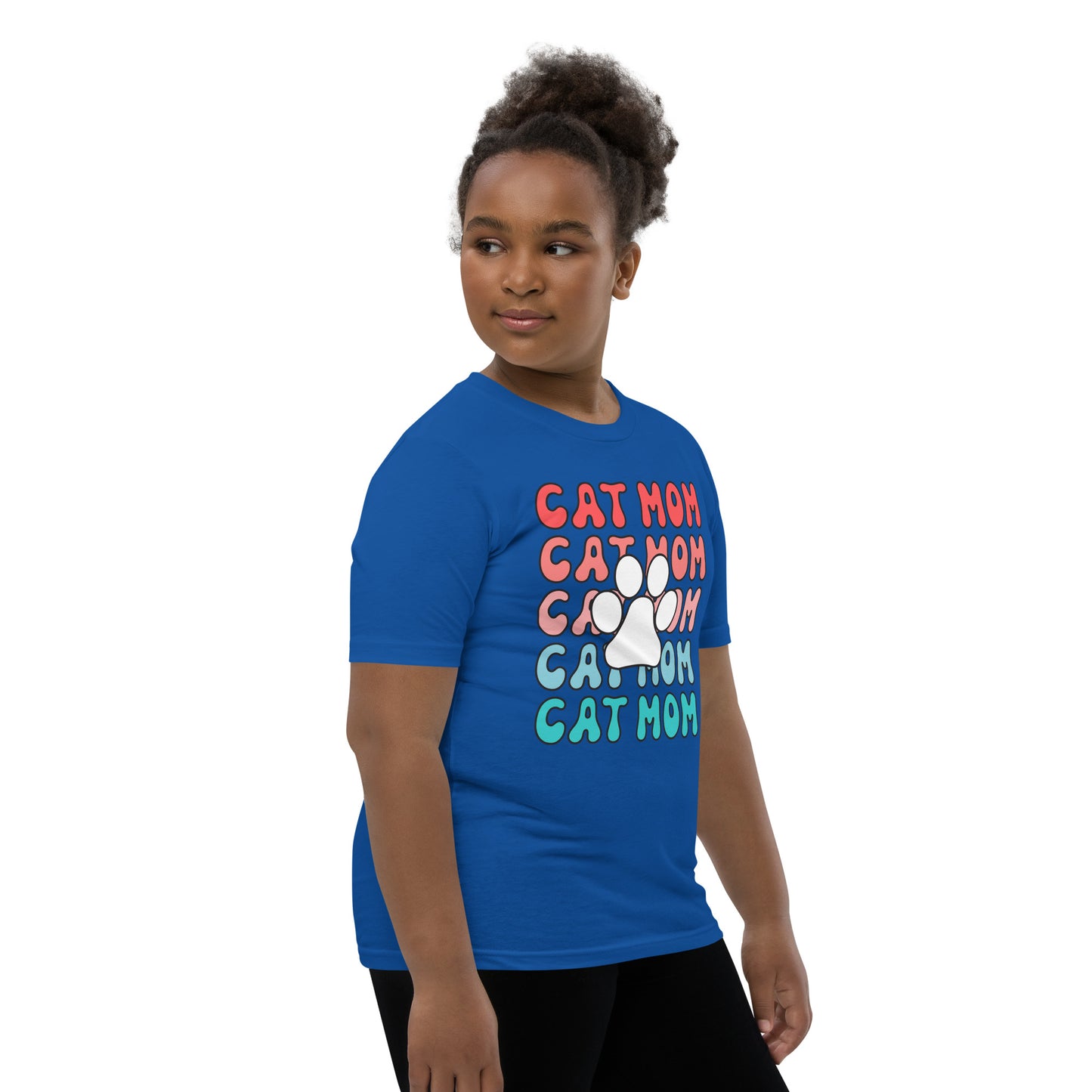 Cat Mom - Youth Short Sleeve T-Shirt