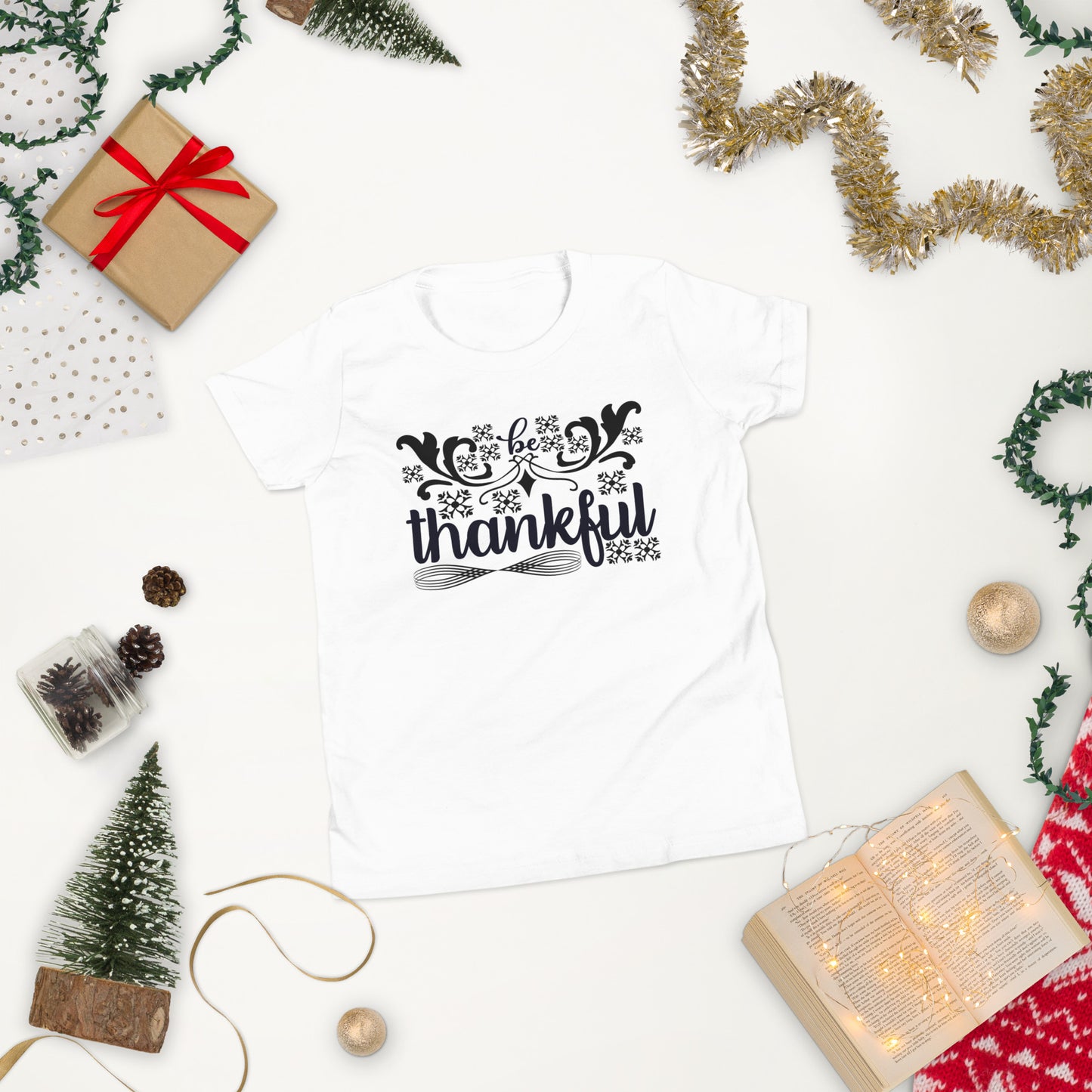 Be Thankful - Youth Short Sleeve T-Shirt