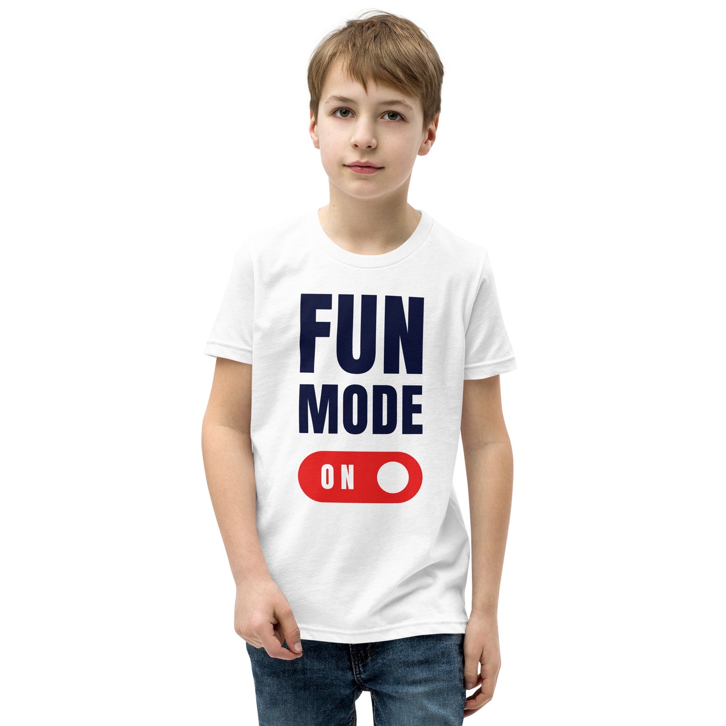 Fun Mode On - Youth Short Sleeve T-Shirt