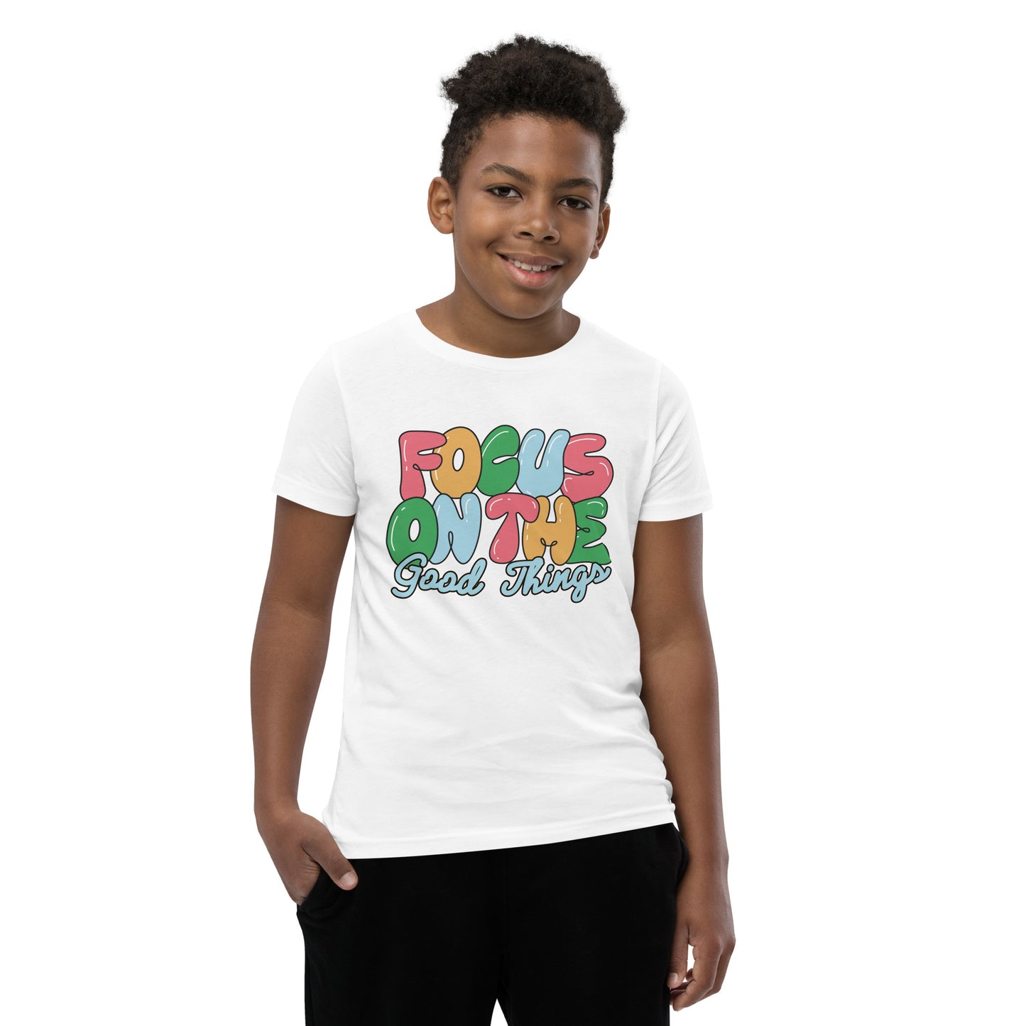 Focus On The Good Things - Youth Short Sleeve T-Shirt