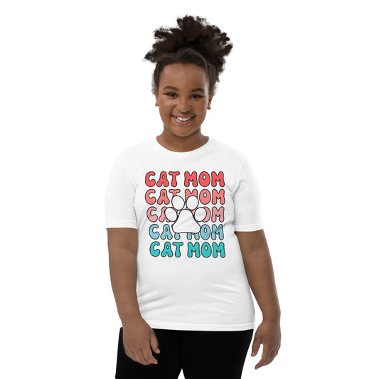 Cat Mom - Youth Short Sleeve T-Shirt