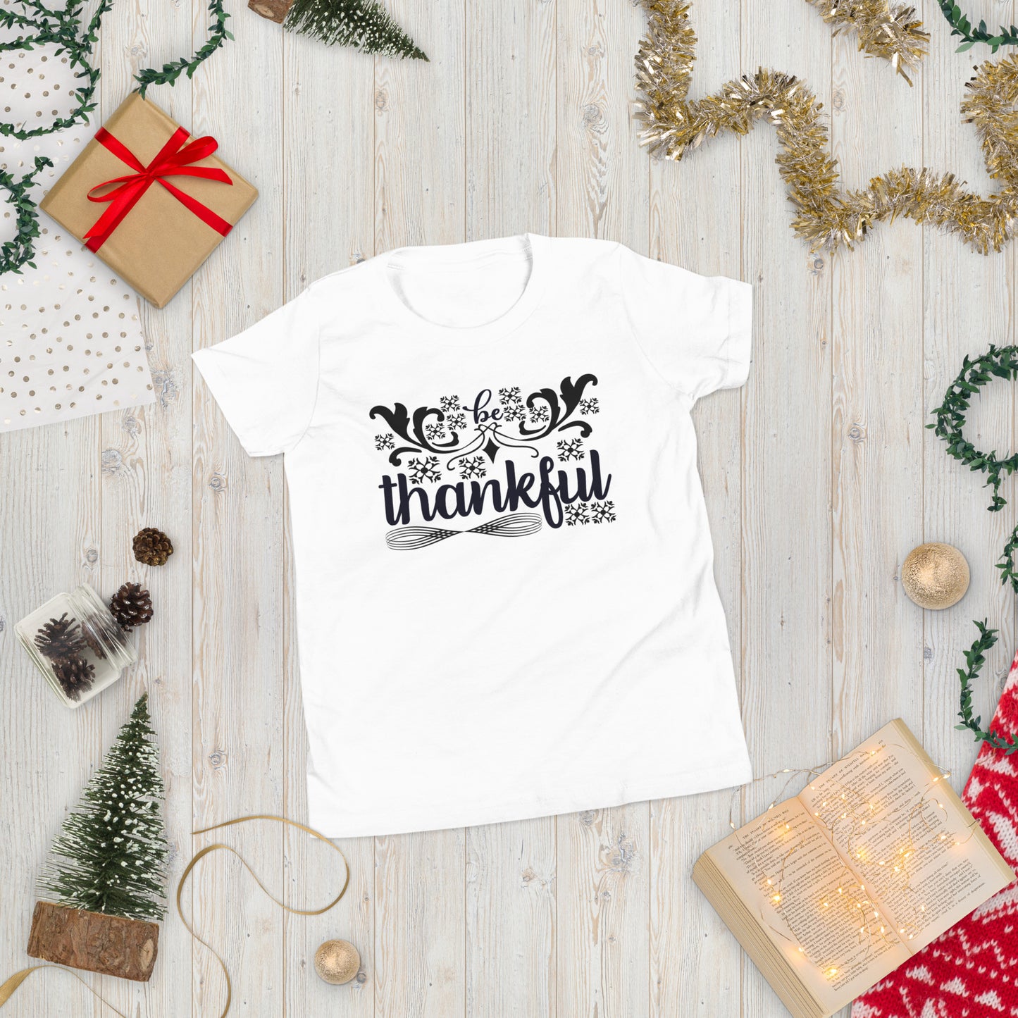 Be Thankful - Youth Short Sleeve T-Shirt