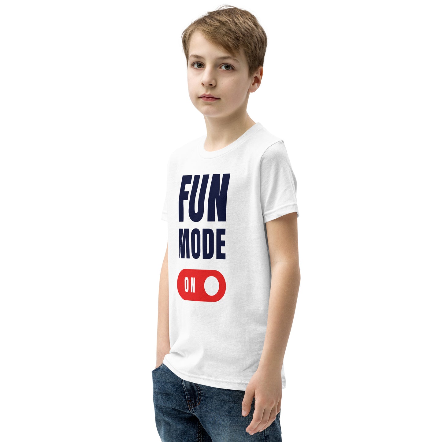 Fun Mode On - Youth Short Sleeve T-Shirt