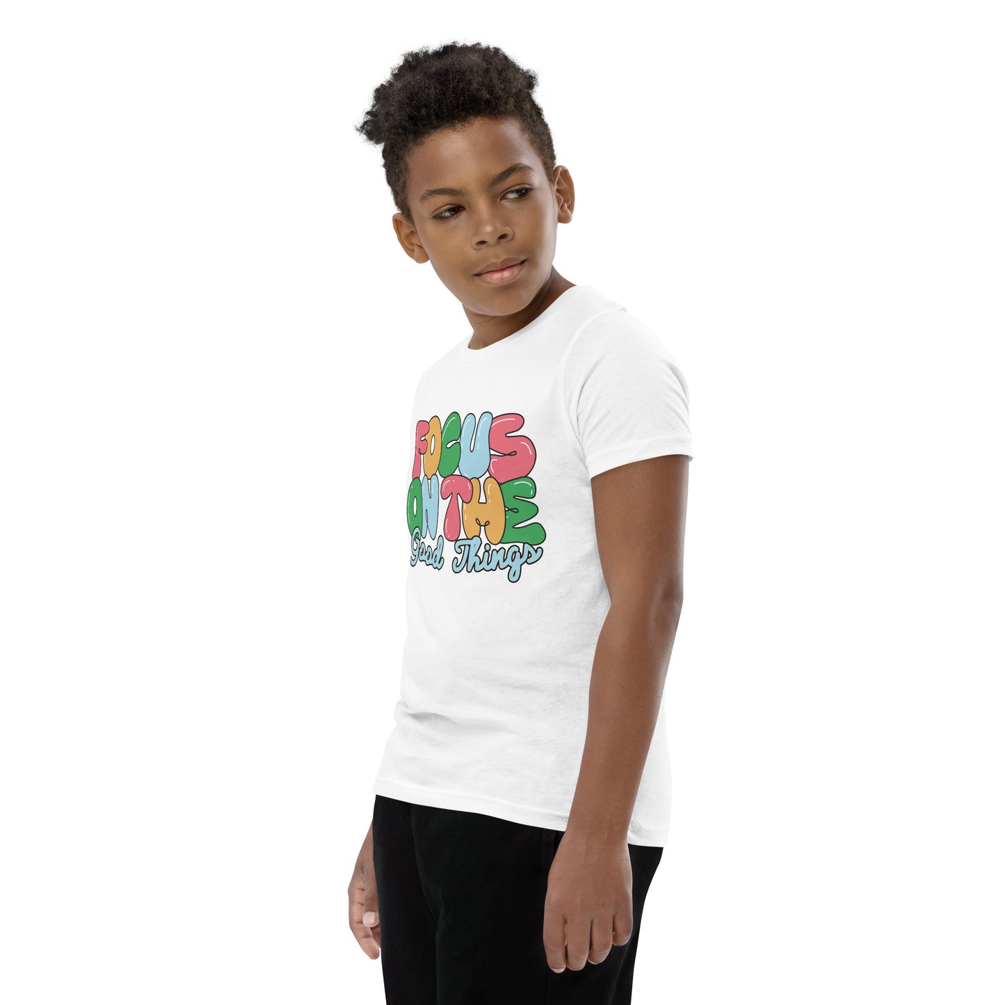 Focus On The Good Things - Youth Short Sleeve T-Shirt