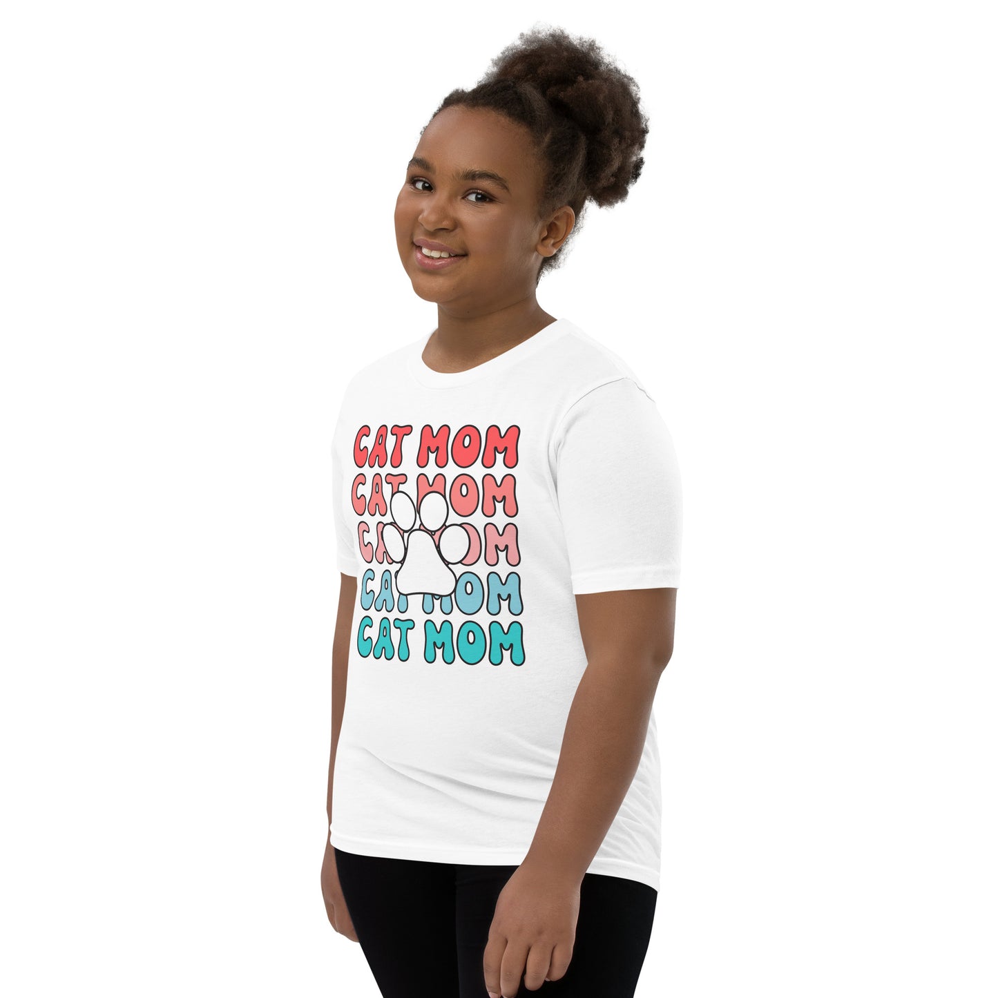 Cat Mom - Youth Short Sleeve T-Shirt