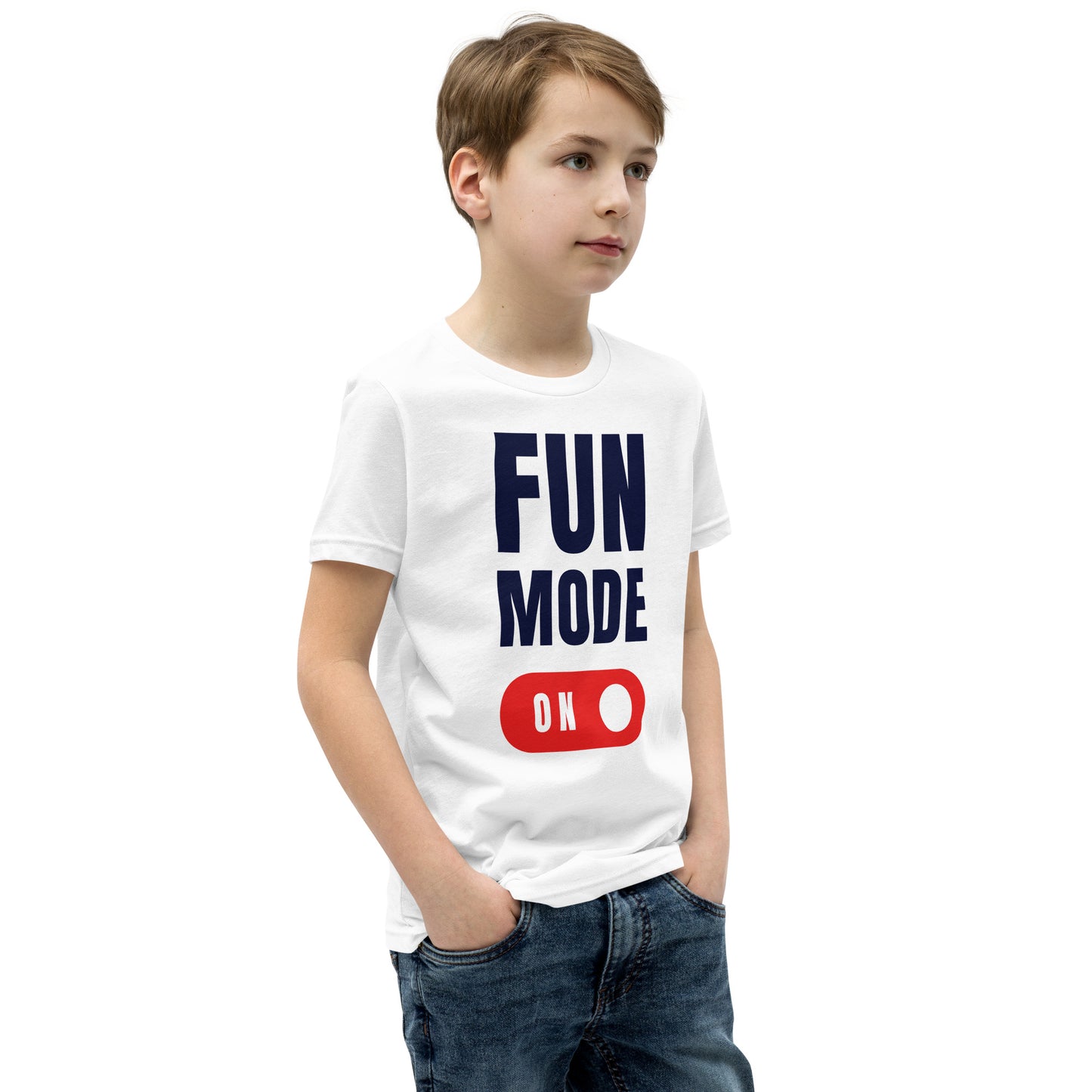 Fun Mode On - Youth Short Sleeve T-Shirt