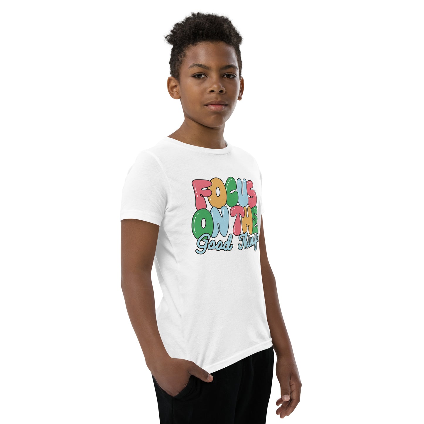 Focus On The Good Things - Youth Short Sleeve T-Shirt