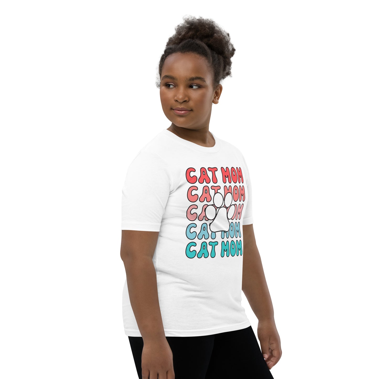 Cat Mom - Youth Short Sleeve T-Shirt